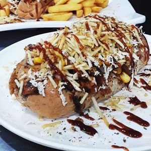 Perro Caliente
Hot Dog
 at De Nobles in Bogota