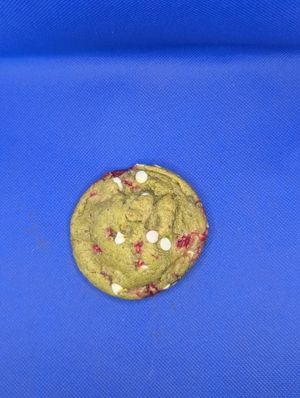 Raspberry White Chocolate Matcha Cookies at Plant Batter LKLD in Lakeland