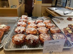 Cinnamon rolls at Bub's Bakery in New York City