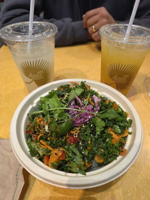 Yuzu bowl with sweet potatoes and sushi ricee  at hula in Richmond