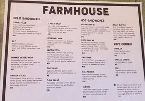 Hummus Veggie Wrap & Vegan Banh-mi at The Farmhouse Deli and Pantry in Douglas