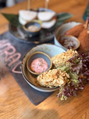 Tofu raspberry   at Aora in Cologne