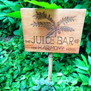 Cafe and Juice Bar.  Part of the Harmony Hotel Healing Center. at Juice Bar at the Harmony Hotel in Nosara