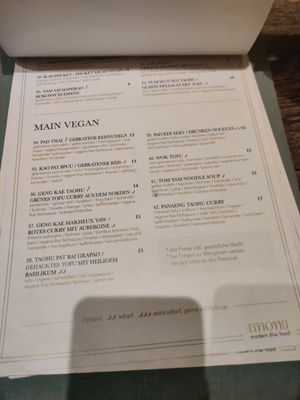  at Anong - modern Thai food in Hamburg