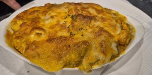 Baked curry rice at Kasha New Vegetarian in Taipei