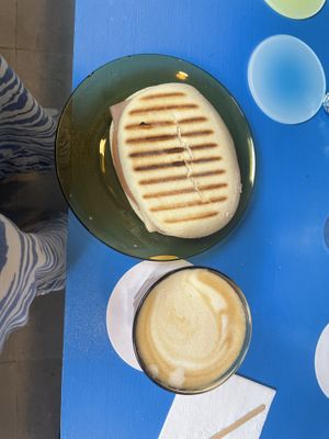 Sándwich + Café  at antirush | speciality coffee in Malaga