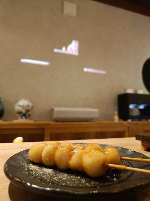 Dango at Japanese Restaurant Bien in Gifu