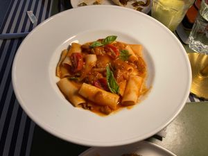 Vegan pasta at Ginger Ristorante NYC in New York City