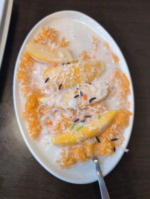 Mango Sticky Rice at Flavors of Mae Kong Thai Restaurant in El Paso