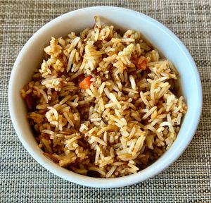 Vegetable fried rice  at Al-Andalus in Dubai