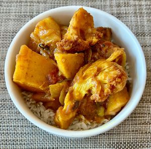 Aloo gobi at Al-Andalus in Dubai
