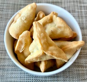 Spinach fatayer  at Al-Andalus in Dubai