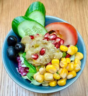 Baba ganoush bowl at Boulvar  in Dubai