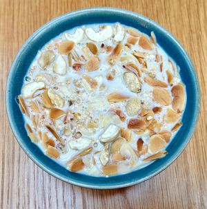 Homemade granola  at Boulvar  in Dubai