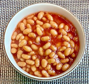 Baked beans  at Turquoise Restaurant  in Dubai