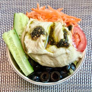 Hummus bowl  at Turquoise Restaurant  in Dubai