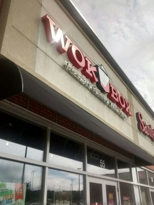 Outside at Wok Box in Dartmouth