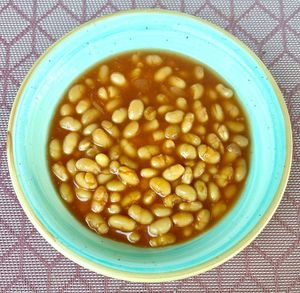 Baked beans  at Le Murooj Restaurant in Dubai