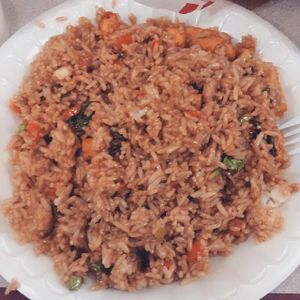 Vegan tofu fried rice. Ask for no egg and voila. :D at Thai Express - Mic Mac Mall in Dartmouth