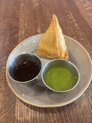 Jalapeño samosa   at Say She Ate - Mumbai Inspired cafe in Philadelphia