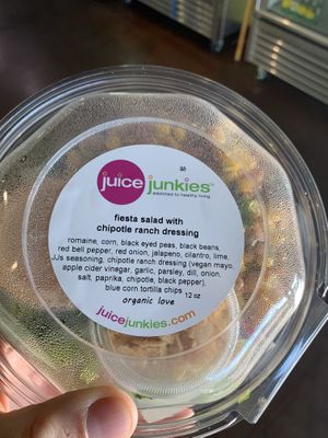 Fiesta salad  at Juice Junkies in Fort Worth