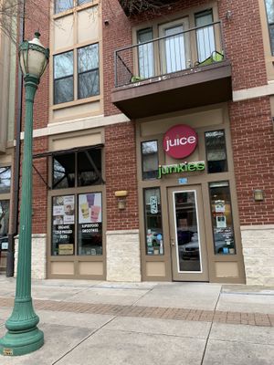 Outside at Juice Junkies in Fort Worth