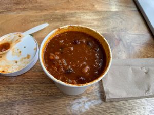 Chili at Juice Junkies in Fort Worth