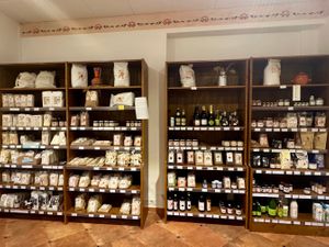 Organic/biodynamic products  at Genuina Macrobiotica in Toscana