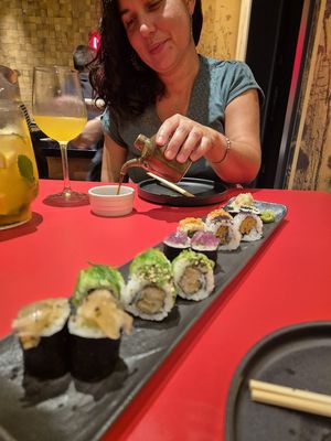 12 peças freestyle veganas at Taiyo Sushi Club in Vila Real