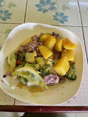   at Sangwiroon Vegetarian in Chiang Mai