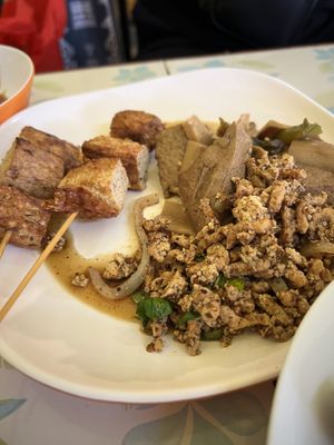   at Sangwiroon Vegetarian in Chiang Mai