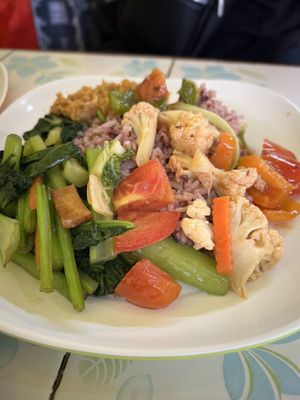   at Sangwiroon Vegetarian in Chiang Mai