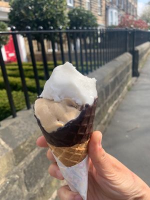 Vanillis coconut and salted caramel  at Vanilli's in Harrogate