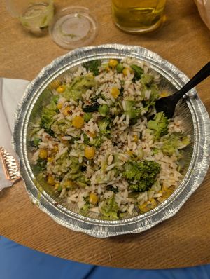 Mixed bowl at Baja Bean Co in Staunton