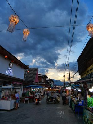Night market mood  at Vegan Food Tour - Food Tales of Pai in Pai