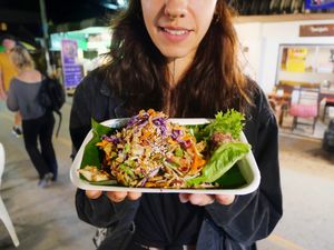 Food from night market  at Vegan Food Tour - Food Tales of Pai in Pai