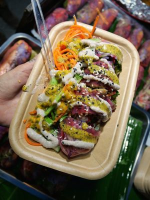 Food stall on night market   at Vegan Food Tour - Food Tales of Pai in Pai