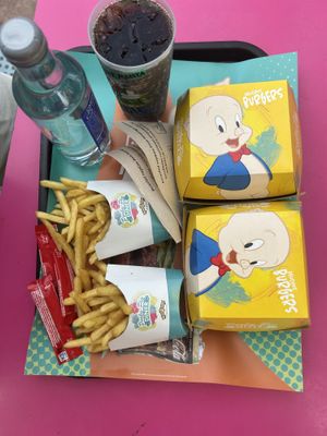 Das Menü   at Porky Pig Diner in Comunidad De Madrid