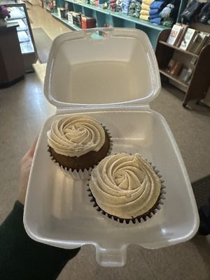 Vegan cupcake  at Grounds for Thought in Bowling Green