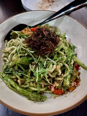 Jade noodle  at Pig and Tiger in Denver