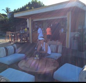 whale's tail at Whale's Tale in Wailea