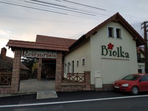 outside at Biolka in Modra