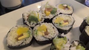 Veggie combo roll at Sushi Bistro in Ocala