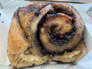 Blueberry-Poppy Seed Schnecke  at Zeit für Brot (The German Bakery) in London