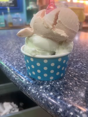 Island Roots, Lime & Passion Orange Guava  at Maui Gelato in Kihei