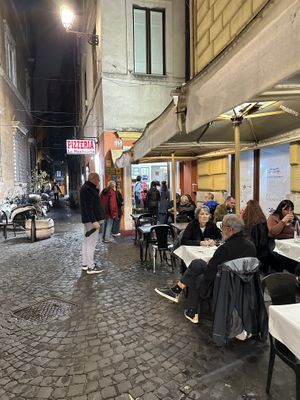 Outdoor dining   at La Montecarlo in Lazio