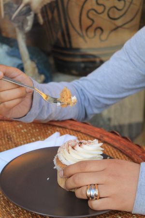 Tiramisu vegan cupcake at The Calabash of Culture in South East London