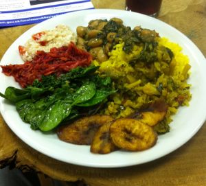 Butter bean curry at The Calabash of Culture in South East London