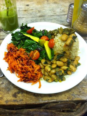 Butter bean curry  at The Calabash of Culture in South East London