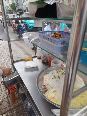 Vegan ingredients at Bun Mi Xao Chay 17K in Ho Chi Minh City